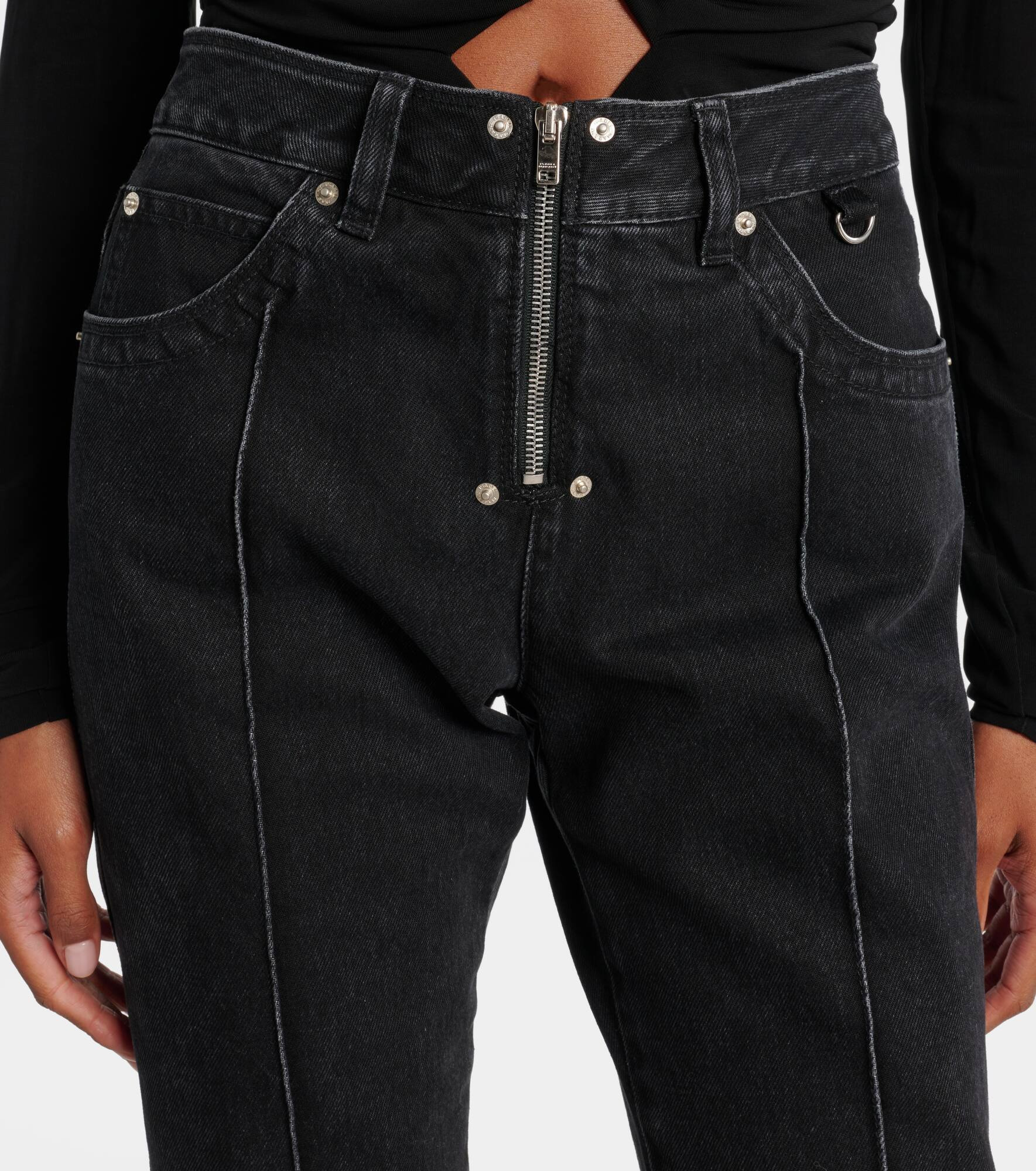 Silviana mid-rise slim jeans - 4