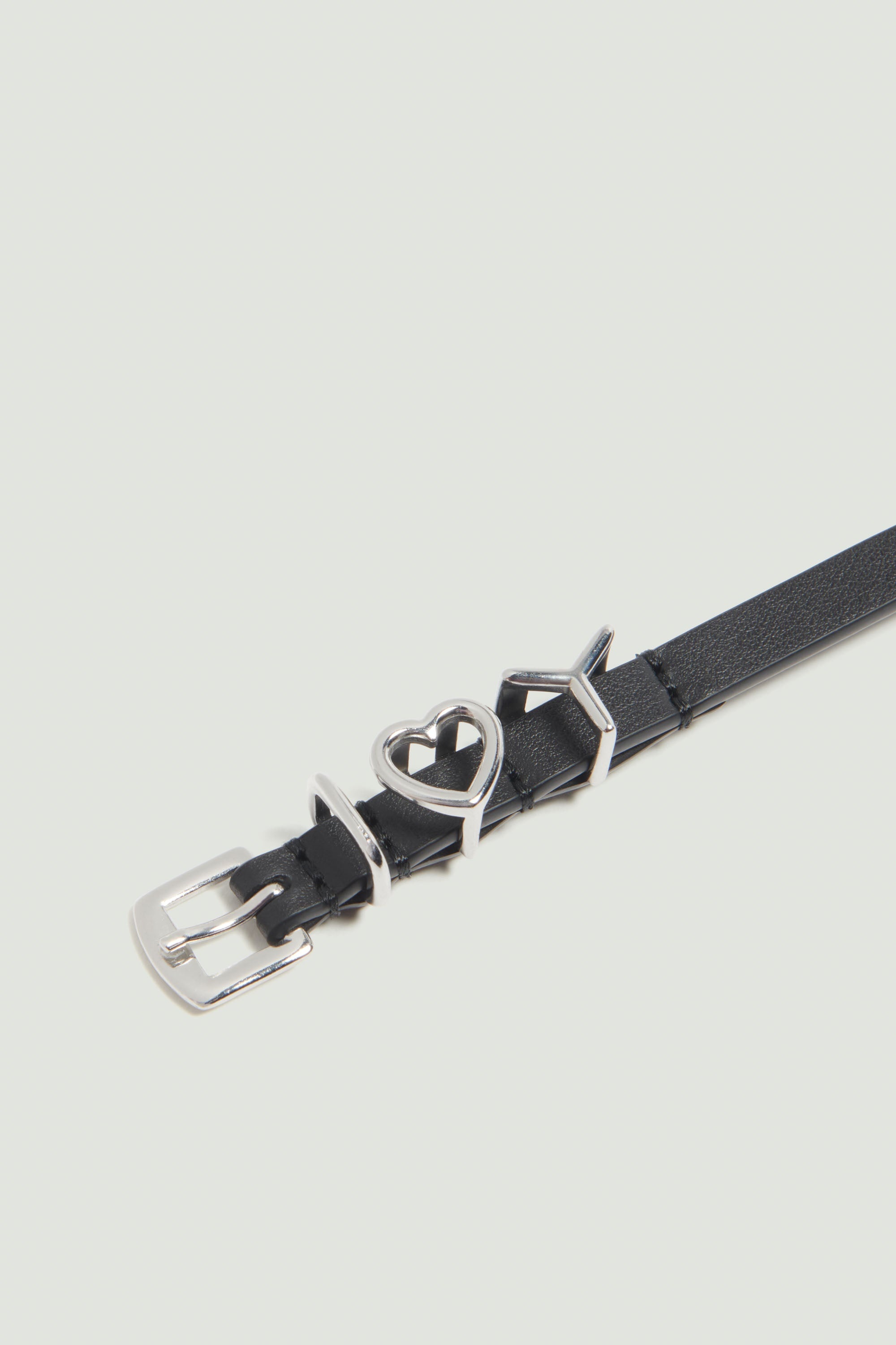 Y Heart Belt Choker 10mm - 4