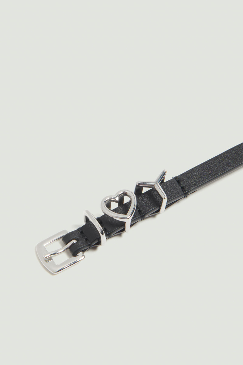 Y Heart Belt Choker 10mm 4