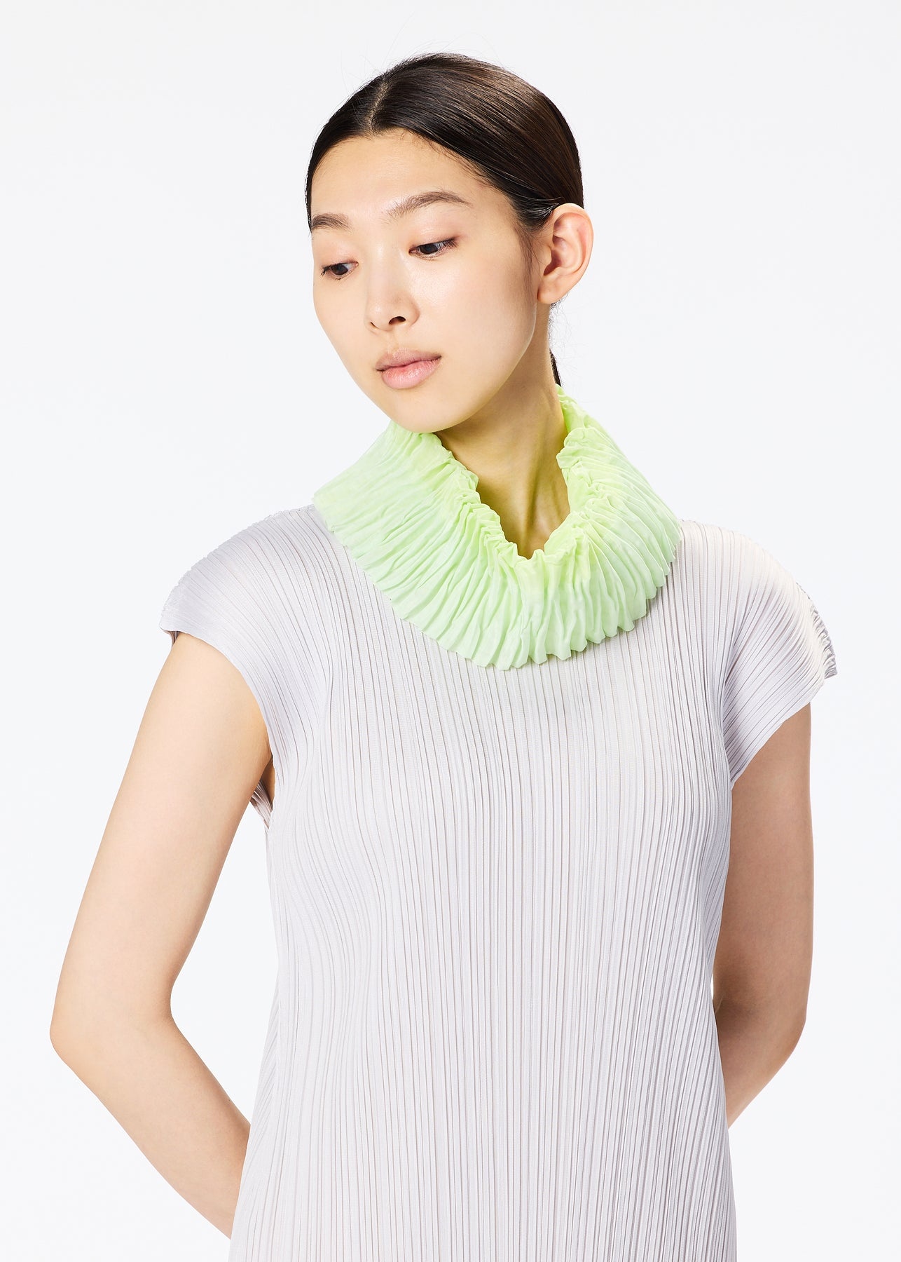 TSUBOMI SHIBORI SCARF - 3