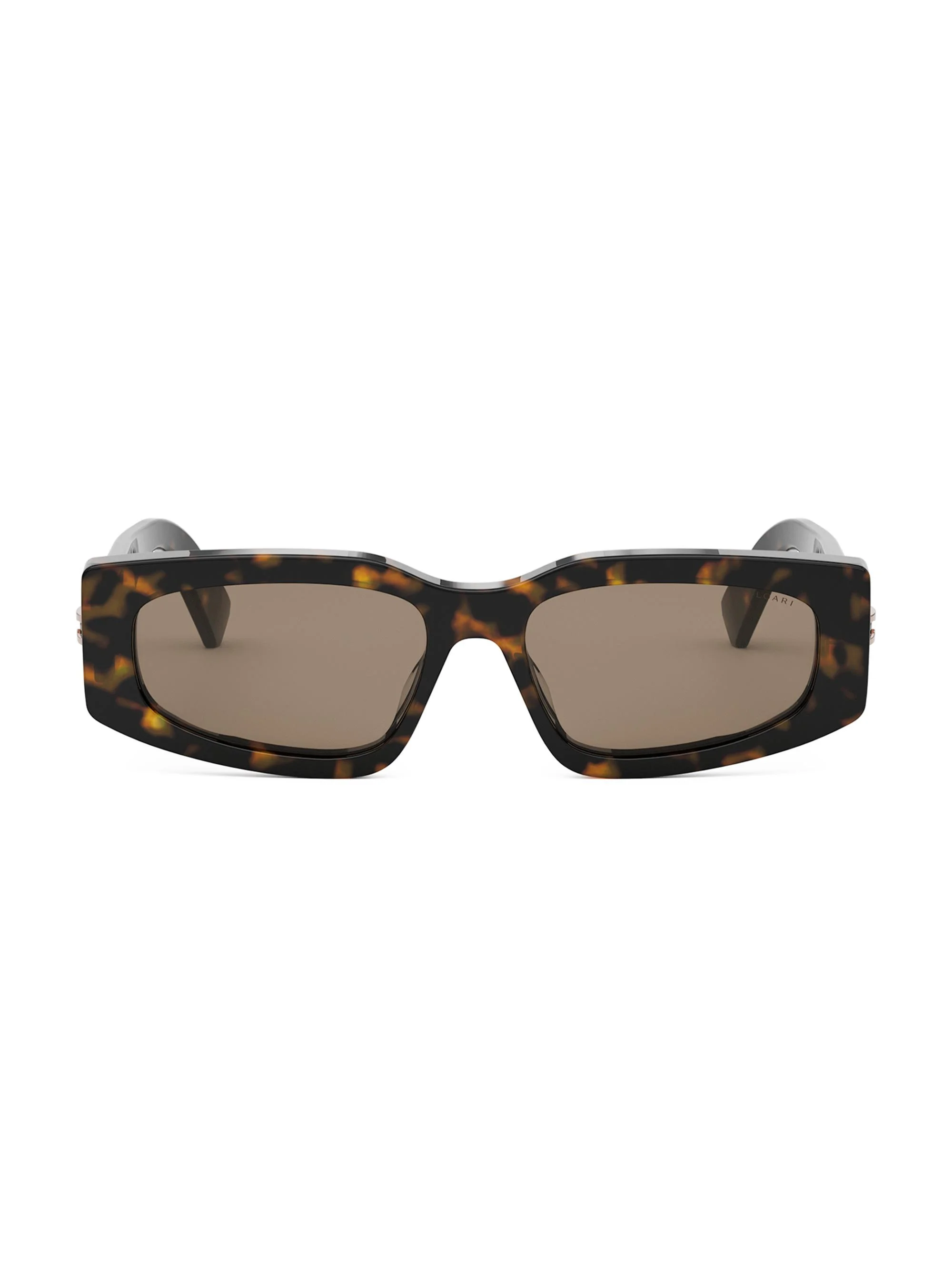 Women's B. ZERO1 54MM Rectangular Sunglasses - Dark Havana Brown - 1