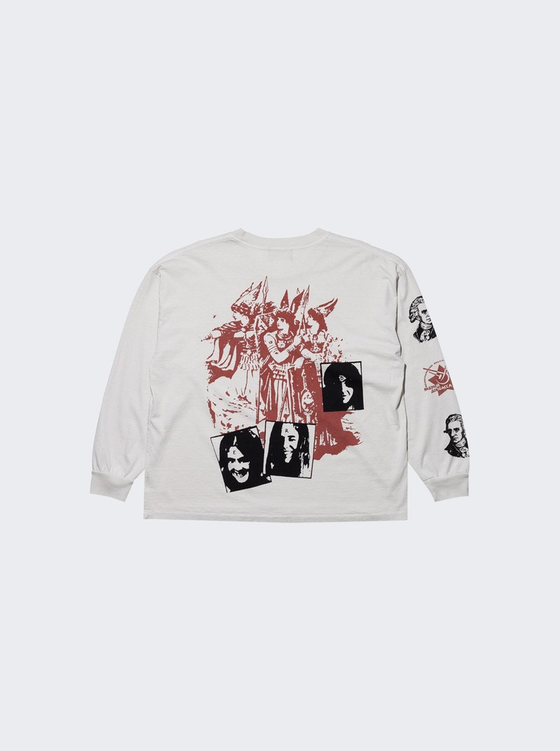 Enfants Riches Déprimés Living Altar Long Sleeve Tee Faded White outlook