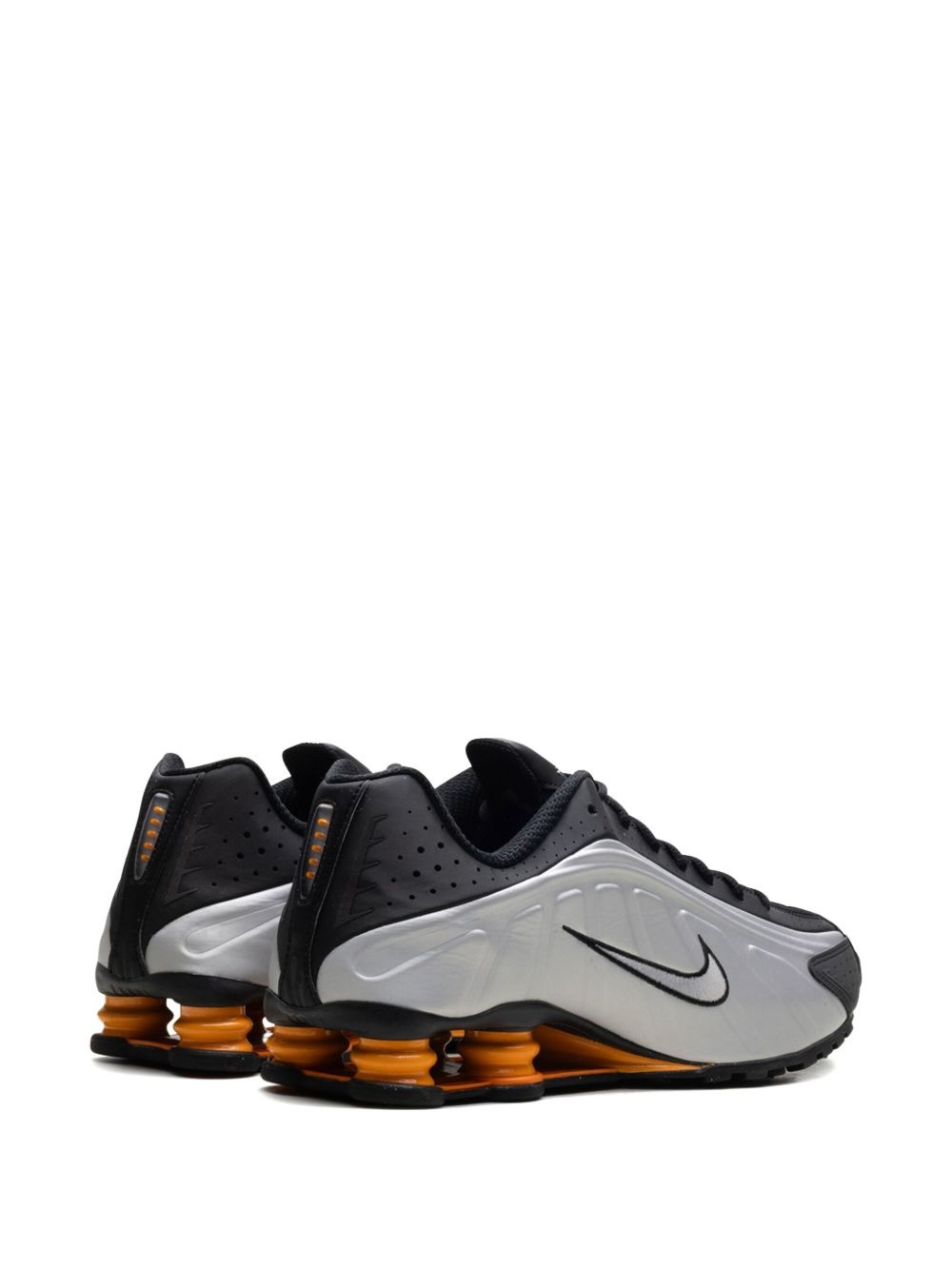 Shox R4 "Black/Vast Grey/Bright Mandarin/Metallic Silver" sneakers - 3