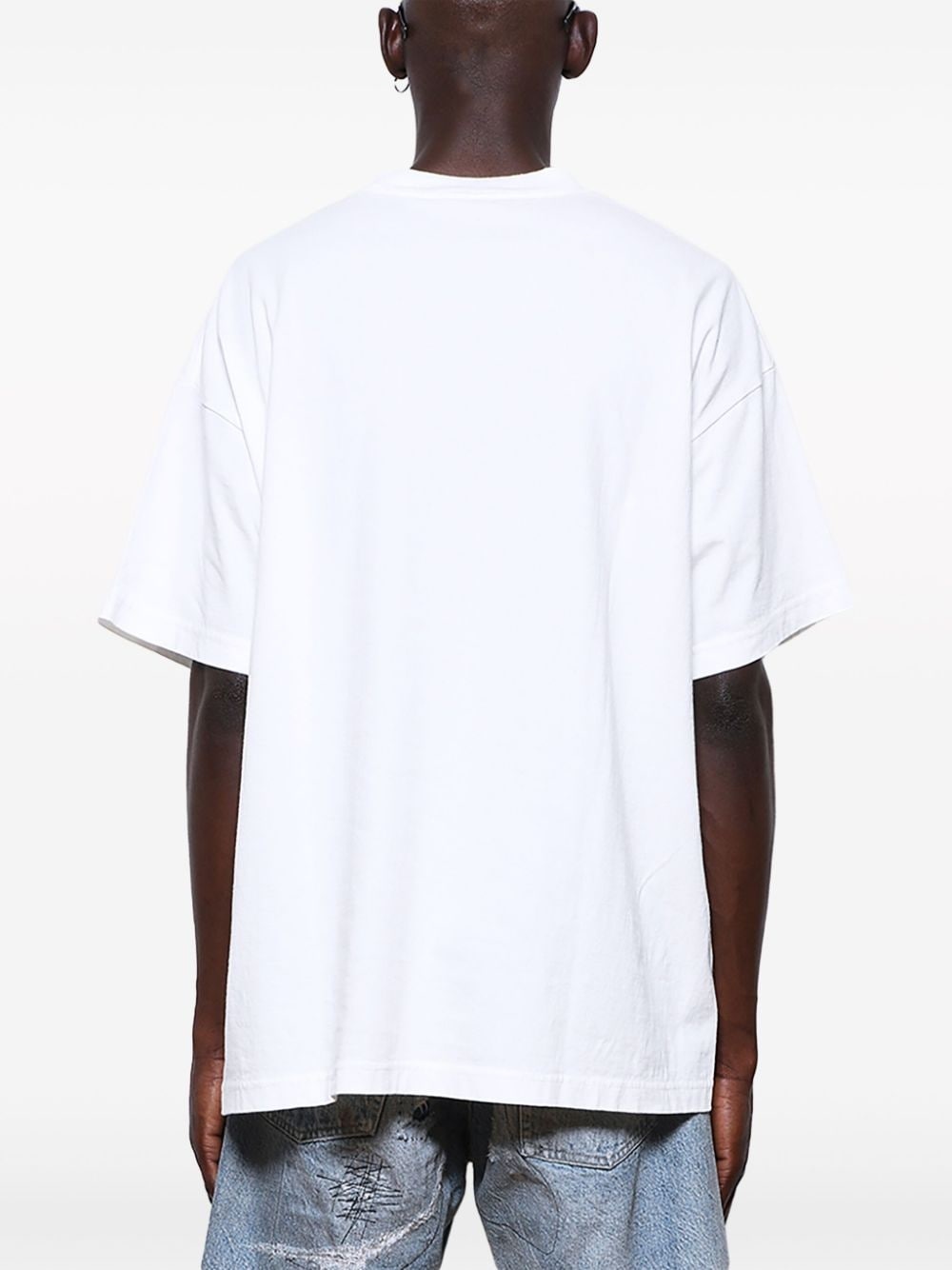 logo-print cotton T-shirt - 5