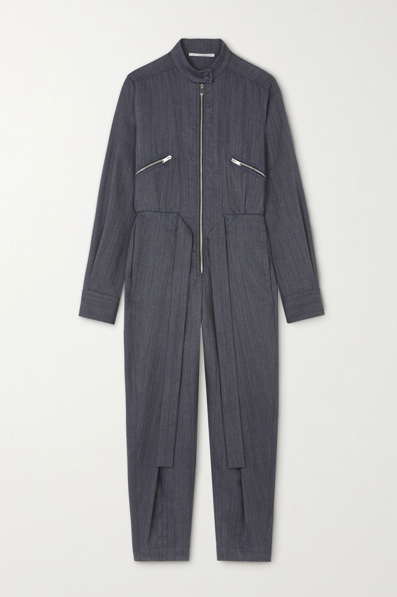 Brielle belted wool-blend jumpsuit - 1