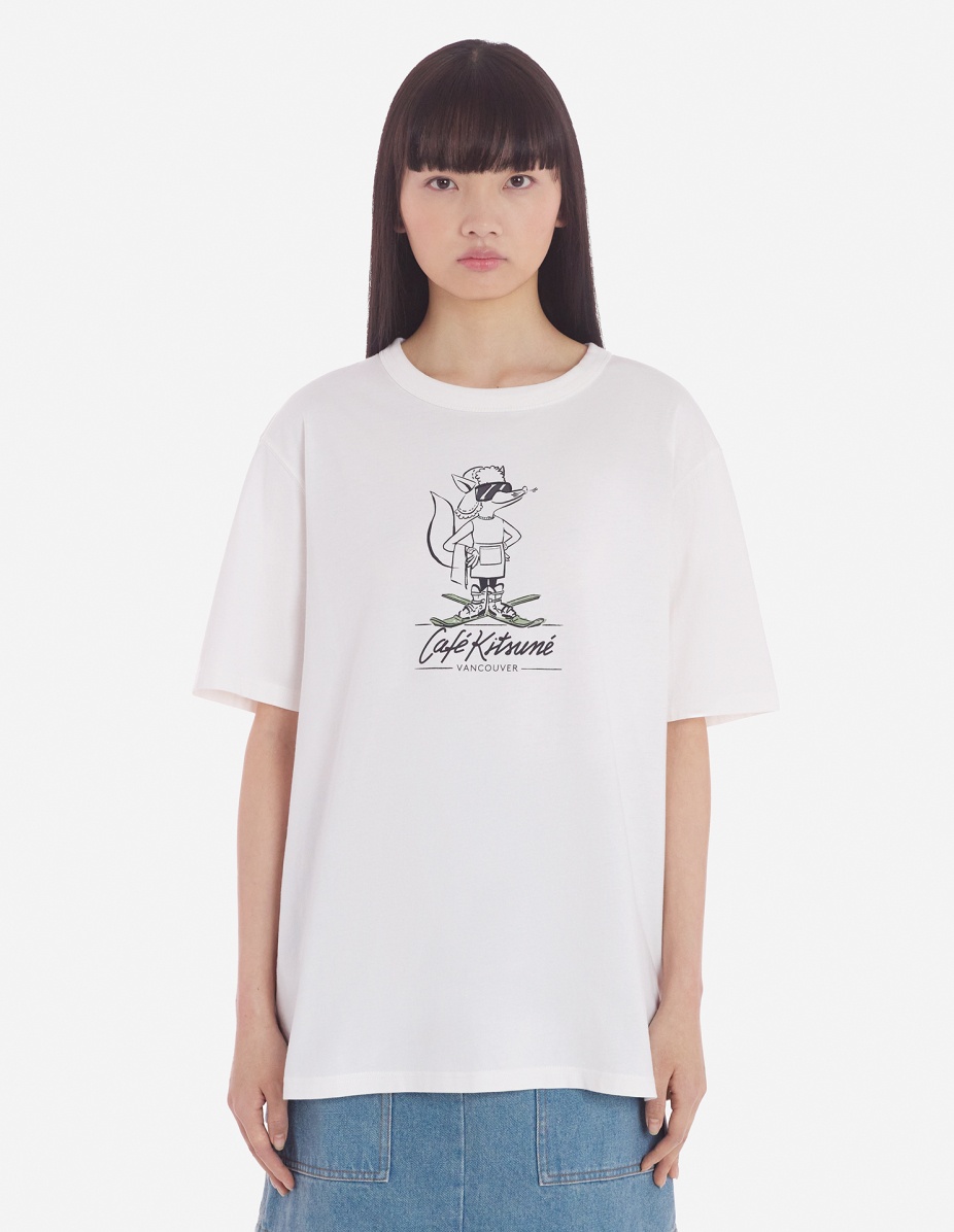 CAFE KITSUNE VANCOUVER RELAXED TEE-SHIRT - 5