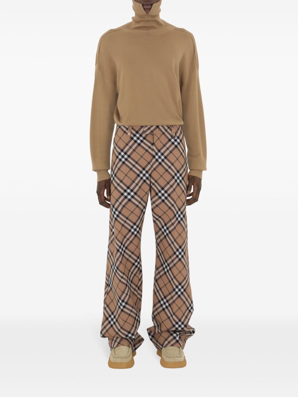 roll-neck wool jumper - 2