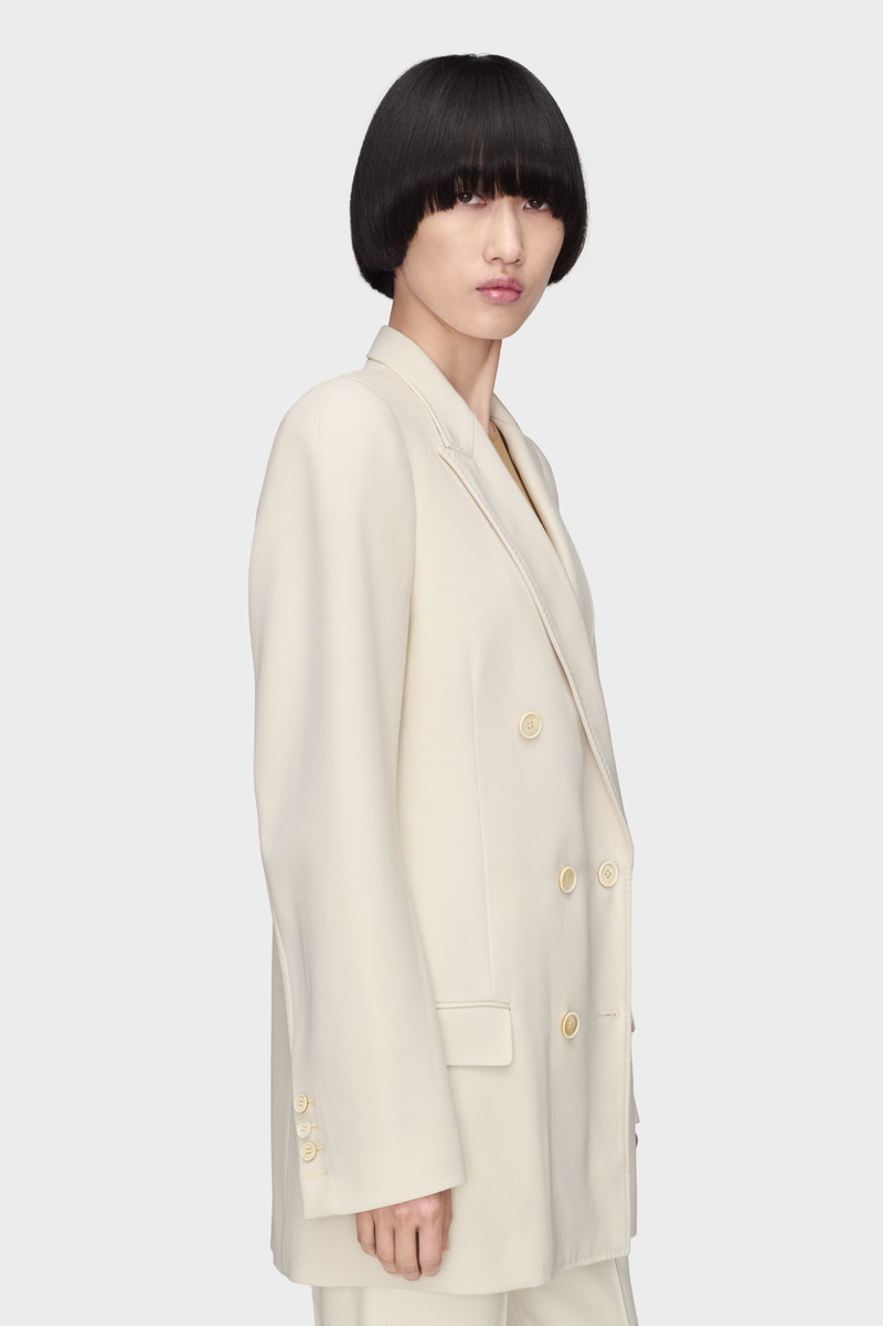 Wool Double-Breasted Blazer 3