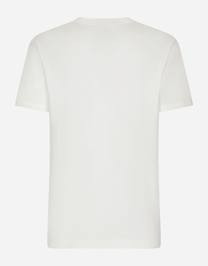 Dolce & Gabbana Cotton T-shirt with heraldic DG logo patch outlook