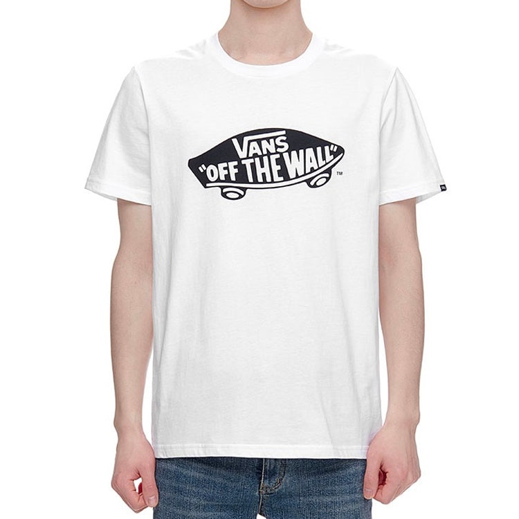 Vans Off The Wall Classic Printing Short Sleeve Couple Style White VN0A4MM7WHT - 3