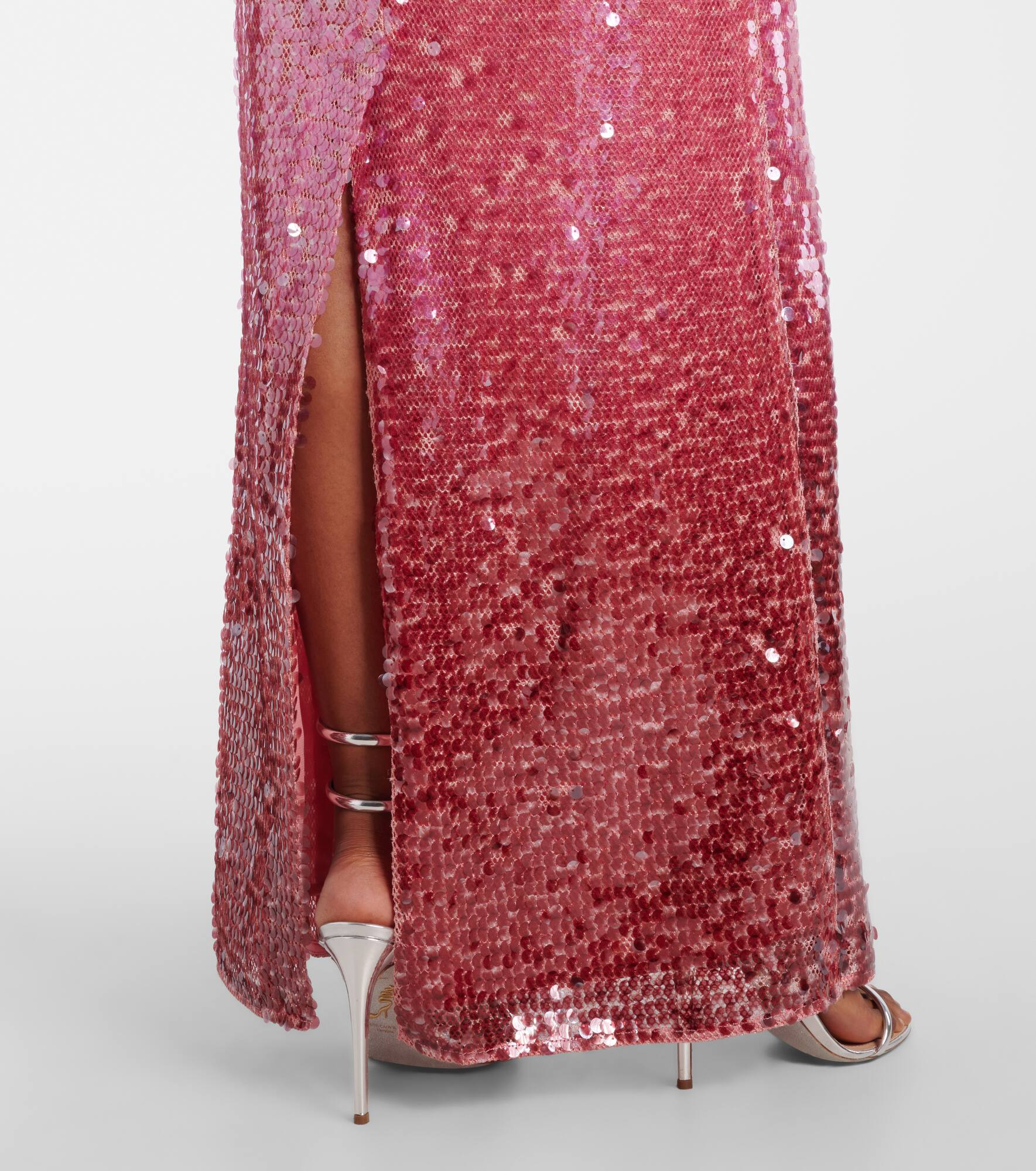 Leilani sequined strapless gown - 5