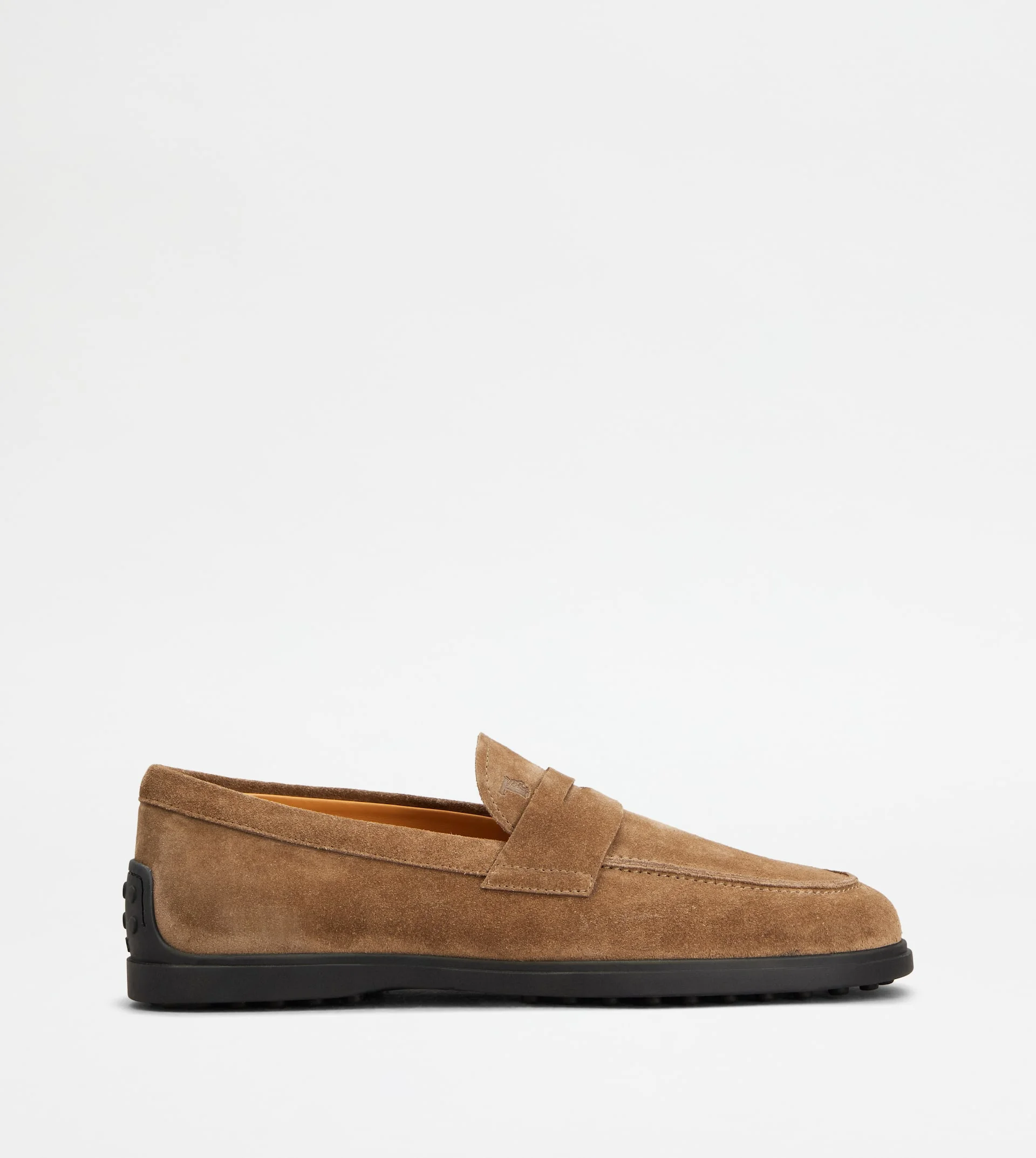 LOAFERS IN SUEDE - BROWN - 1