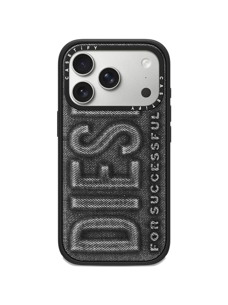 Diesel x CASETiFY logo-detail iPhone 17 Pro case outlook