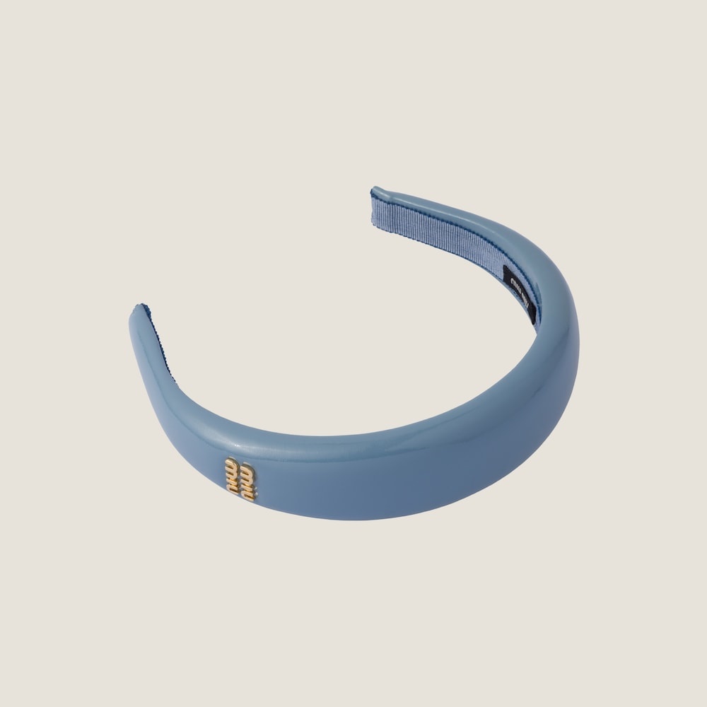 Patent leather headband - 3