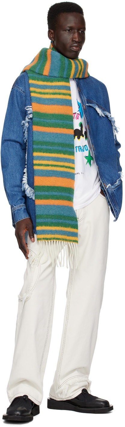 EDWARD CUMING Off-White Printed T-Shirt | REVERSIBLE