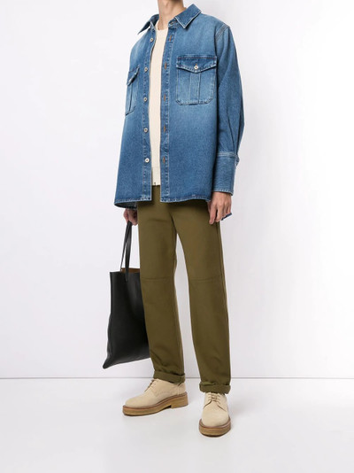 Loewe patch pocket denim shirt outlook