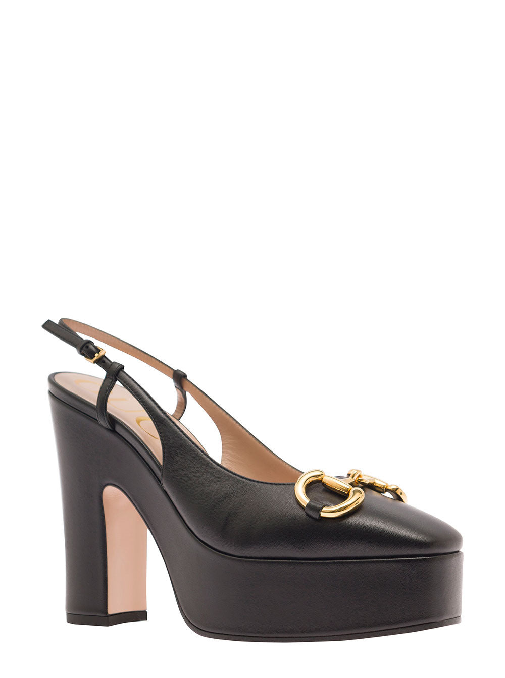 Gucci Women W Baby 85 Pltf Pump Lth W/Hb - 2