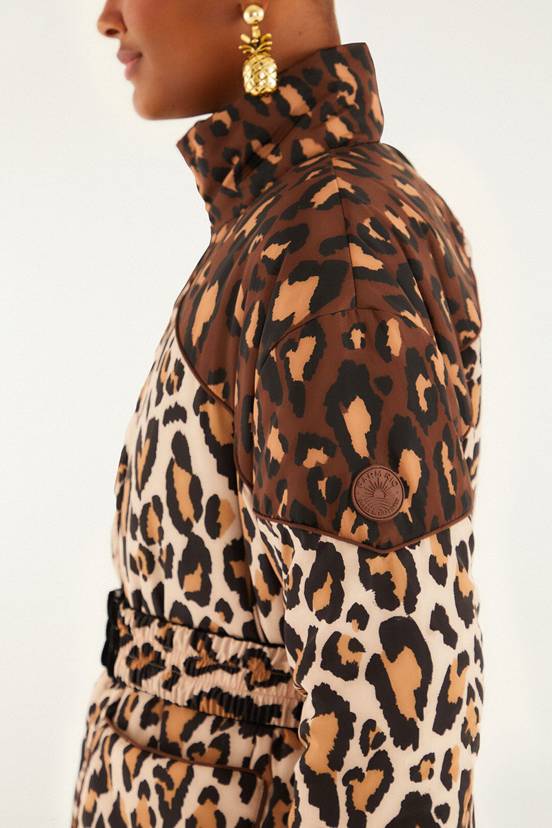 Black Marvelous Garden Puffer Jacket 7