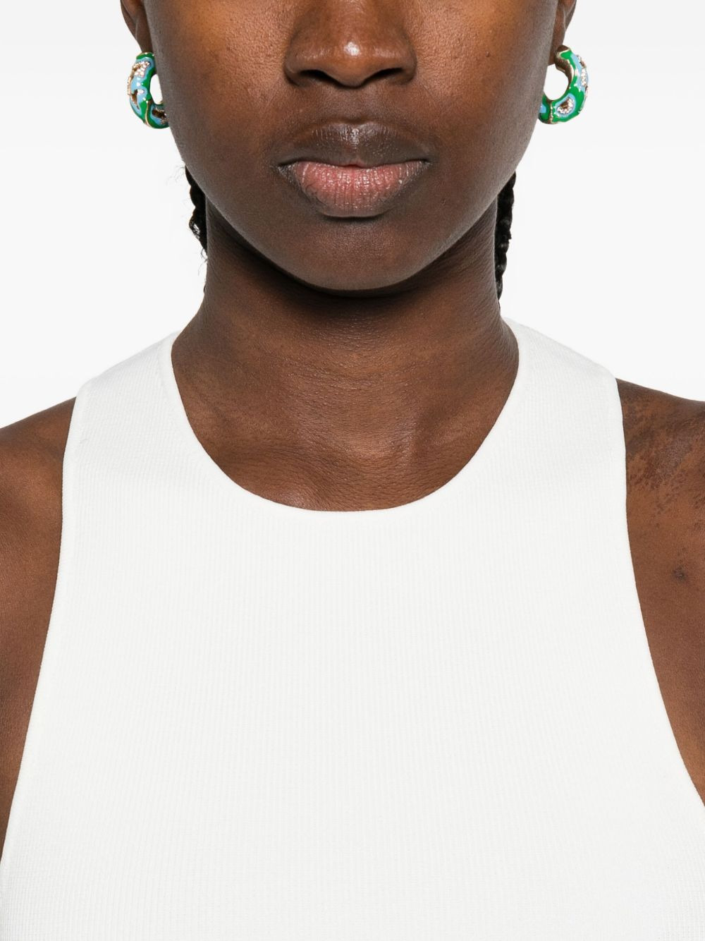 ribbed-knit cami top - 5