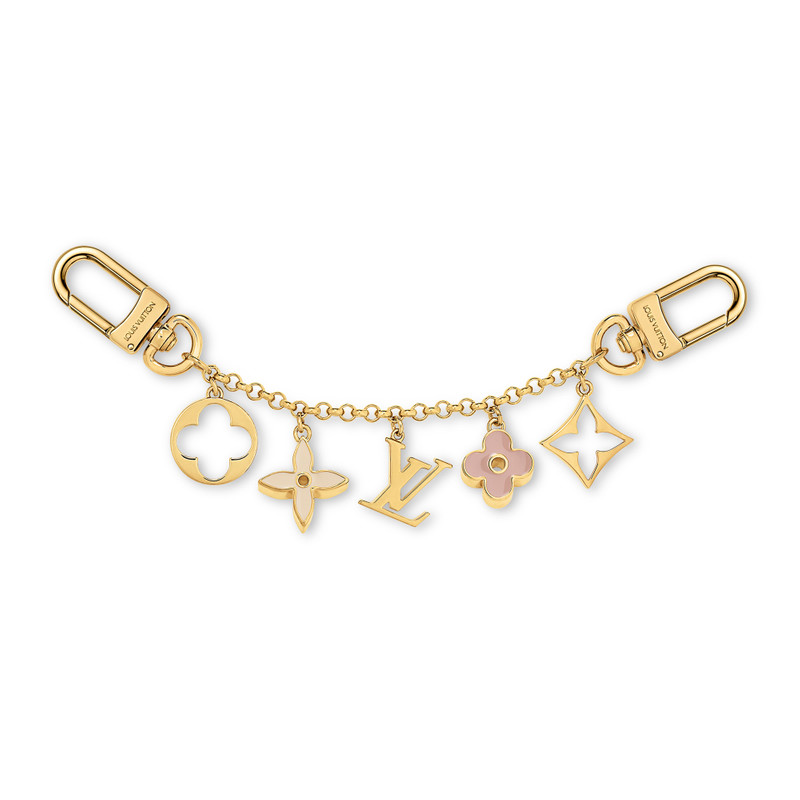 Fleur de Monogram Bag Charm Chain 1