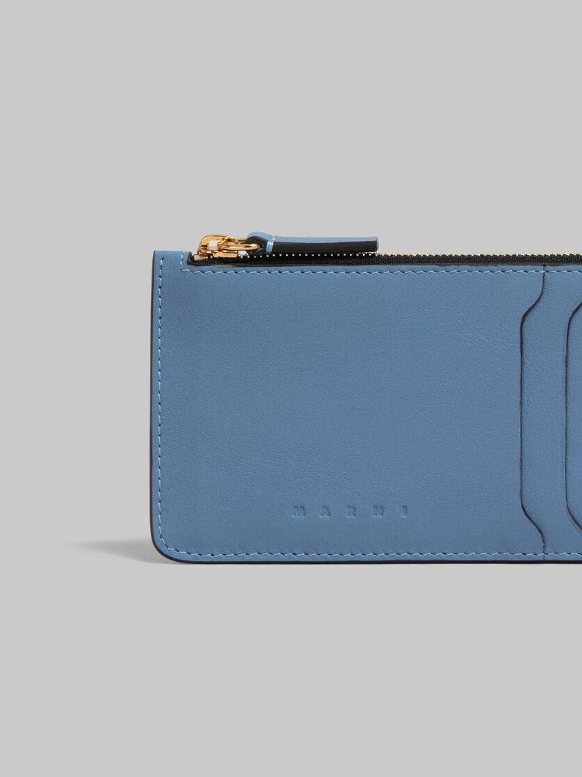 GREY LEATHER CARD CASE 4