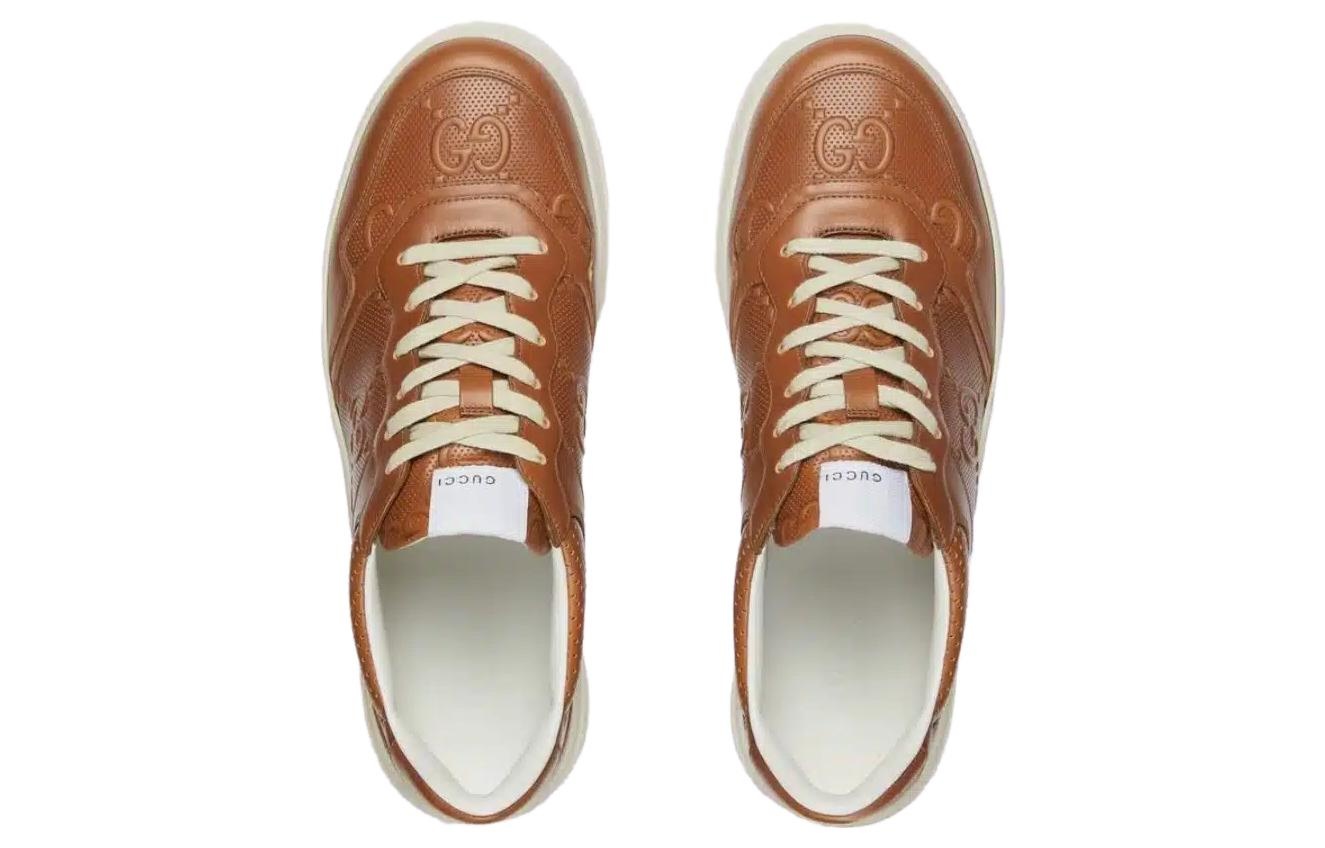 (WMNS) Gucci Chunky B GG Sneakers 'Brown' 726544-AABBV-2742 - 4