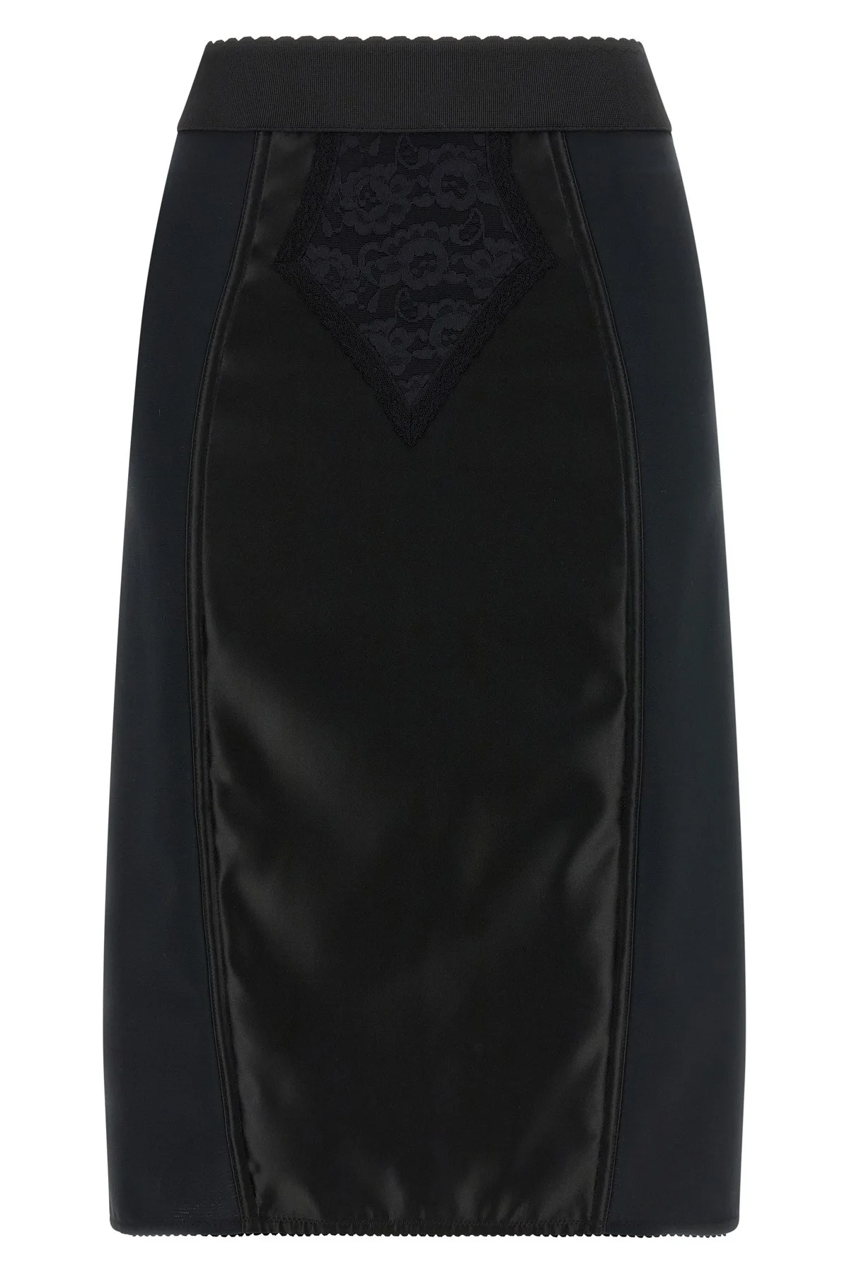 Lace insert skirt - 1