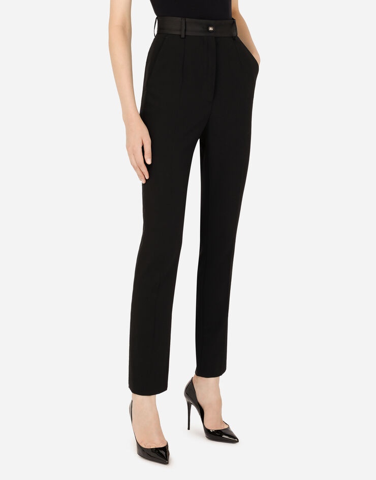 Woolen tuxedo pants - 4