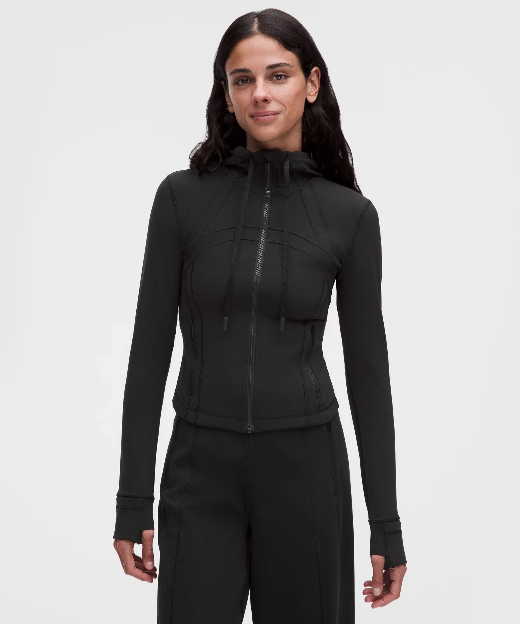 Define Cropped Hooded Jacket *Nulu - 1