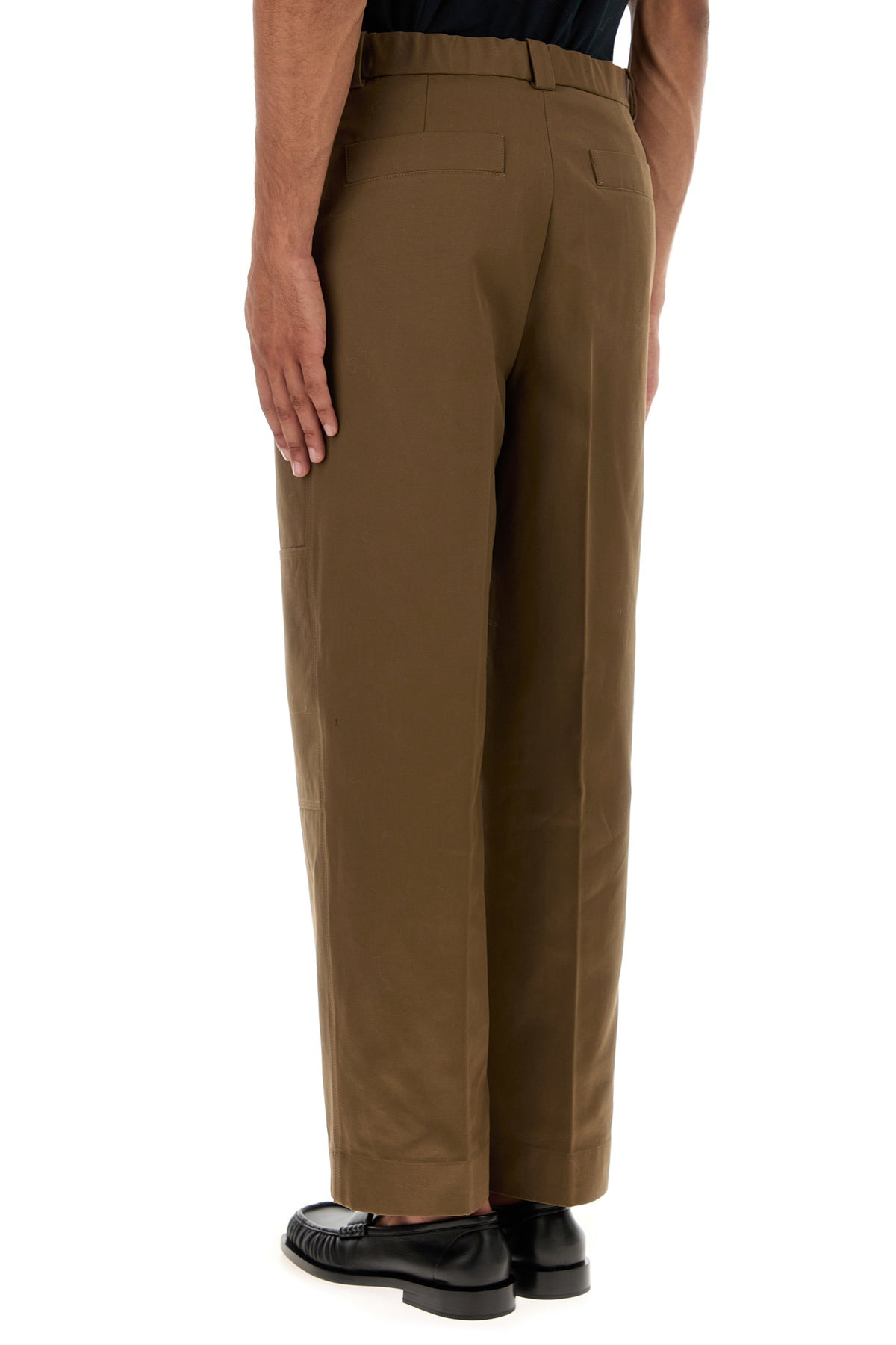 Brown twill pant - 4