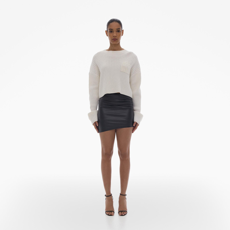 Helmut Lang CROPPED CABLE KNIT SWEATER outlook