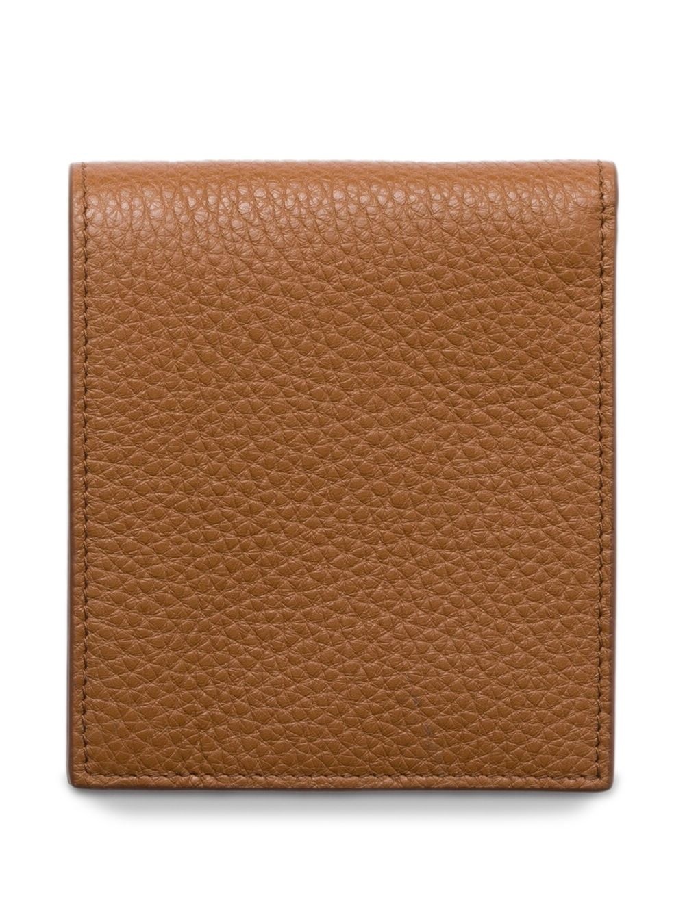 grained leather wallet - 2
