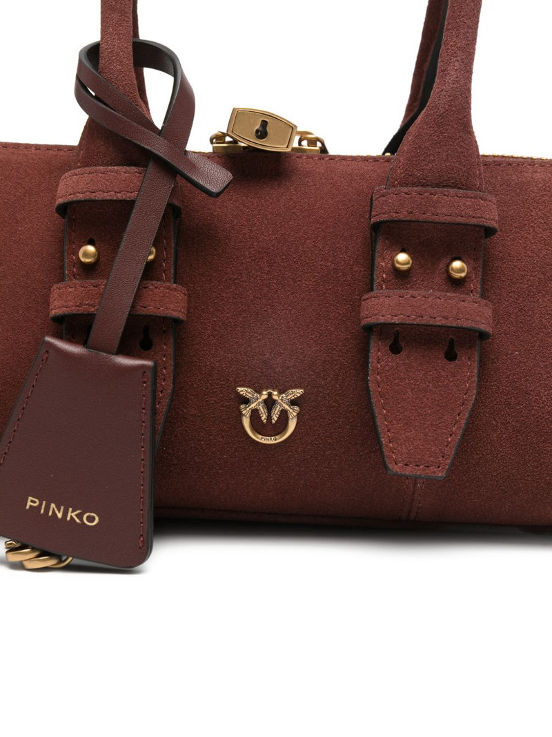 suede bowling tote bag 4