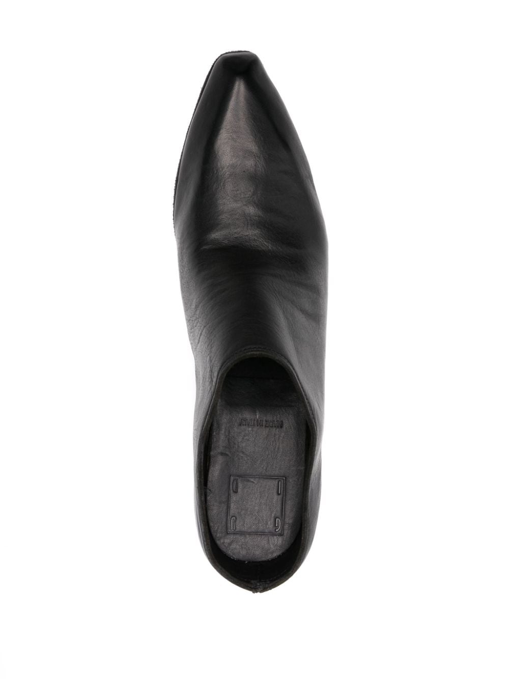 65mm leather slippers - 4