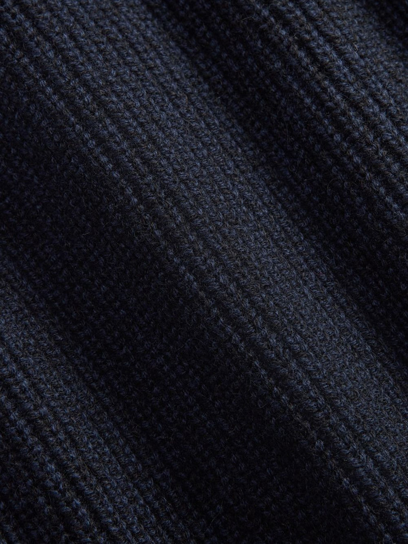 shawl-collar buttoned cardigan 5
