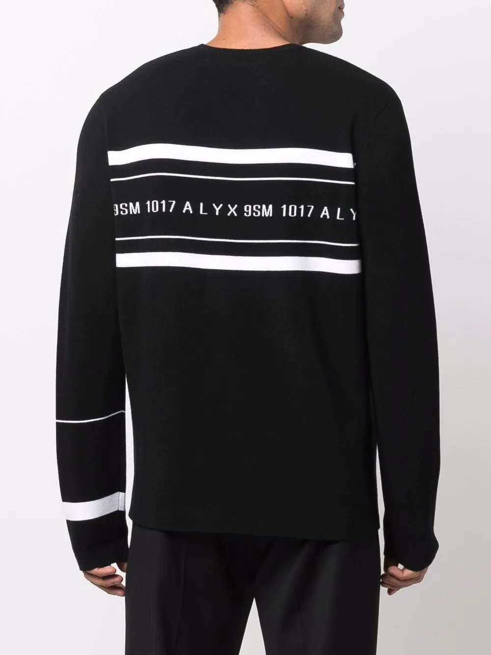 logo-print crew neck sweatshirt - 4