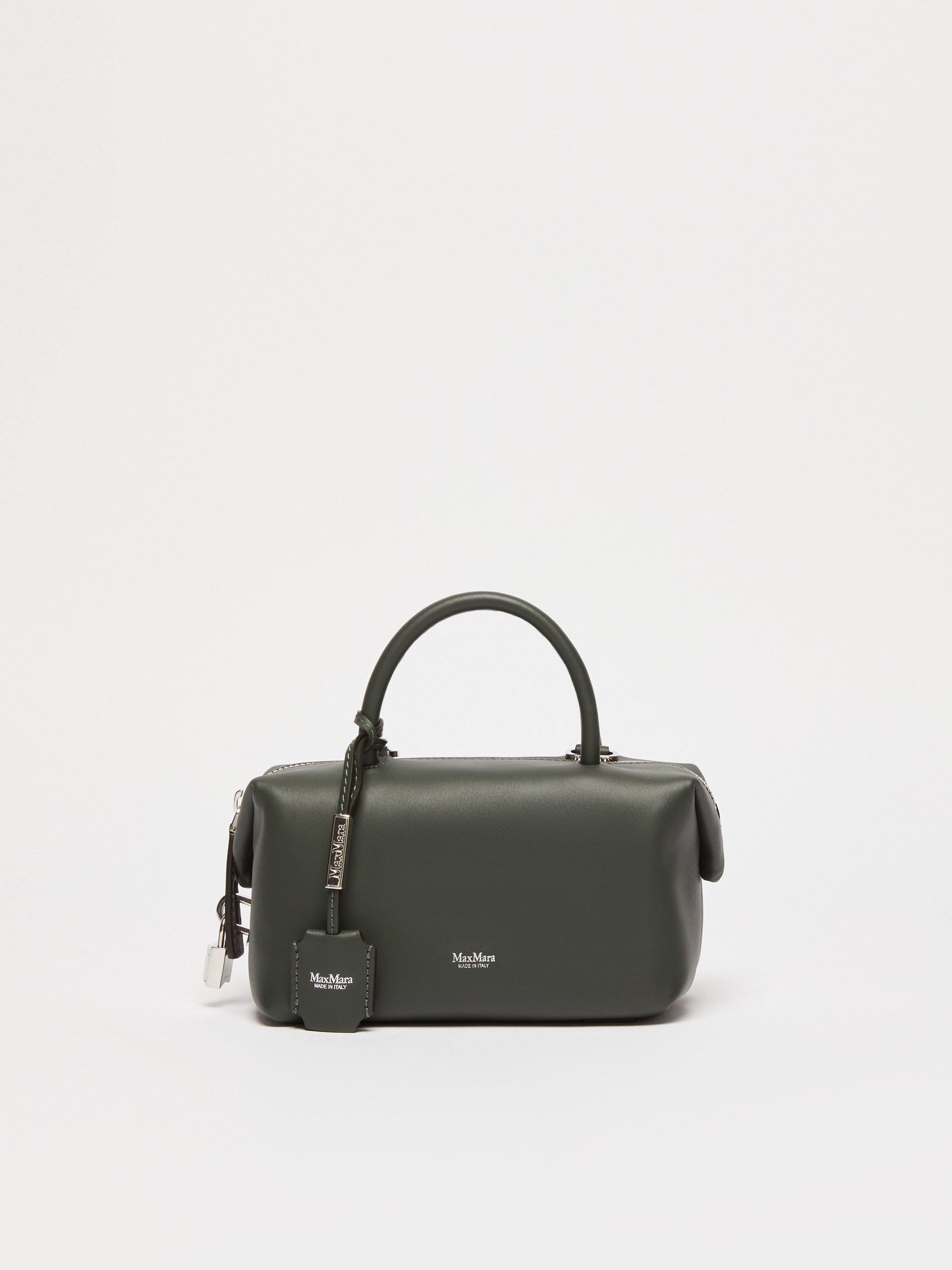 HOLDALLS Small shiny leather satchel bag - 1