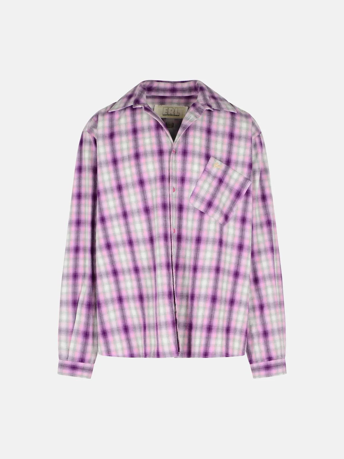 PURPLE COTTON SHIRT - 1