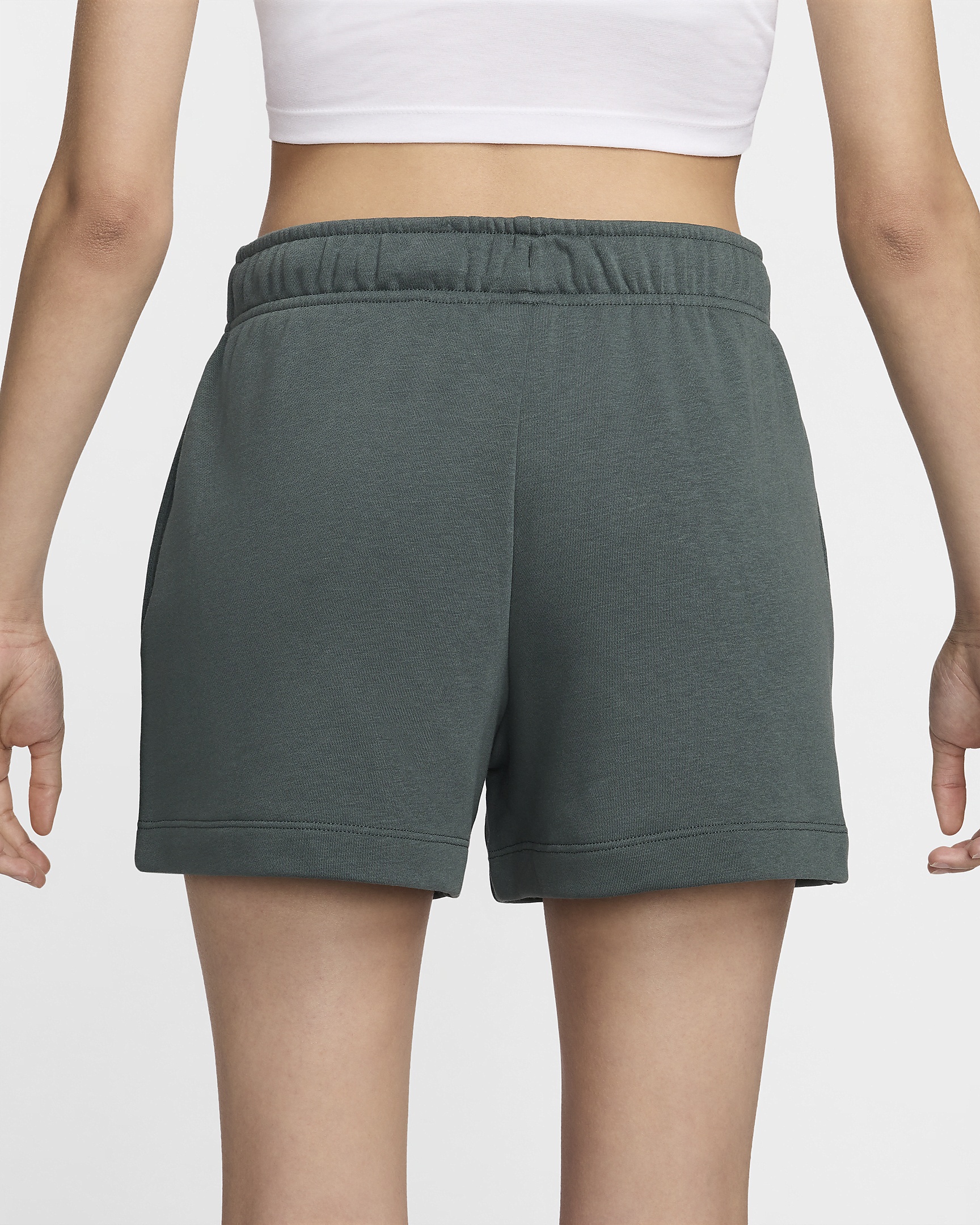 Nike Sportswear Club Fleece Women's Mid-Rise Graphic Shorts - 3