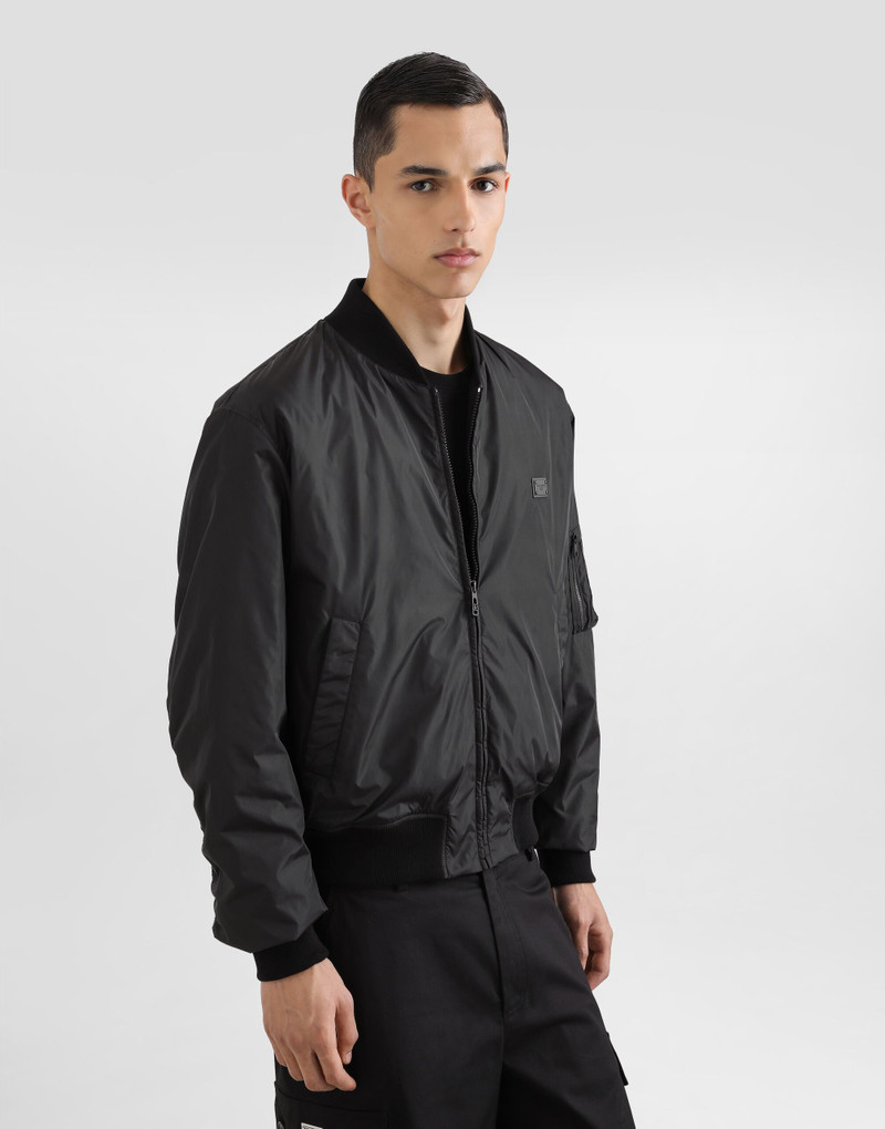 logo-plaque bomber 재킷 4