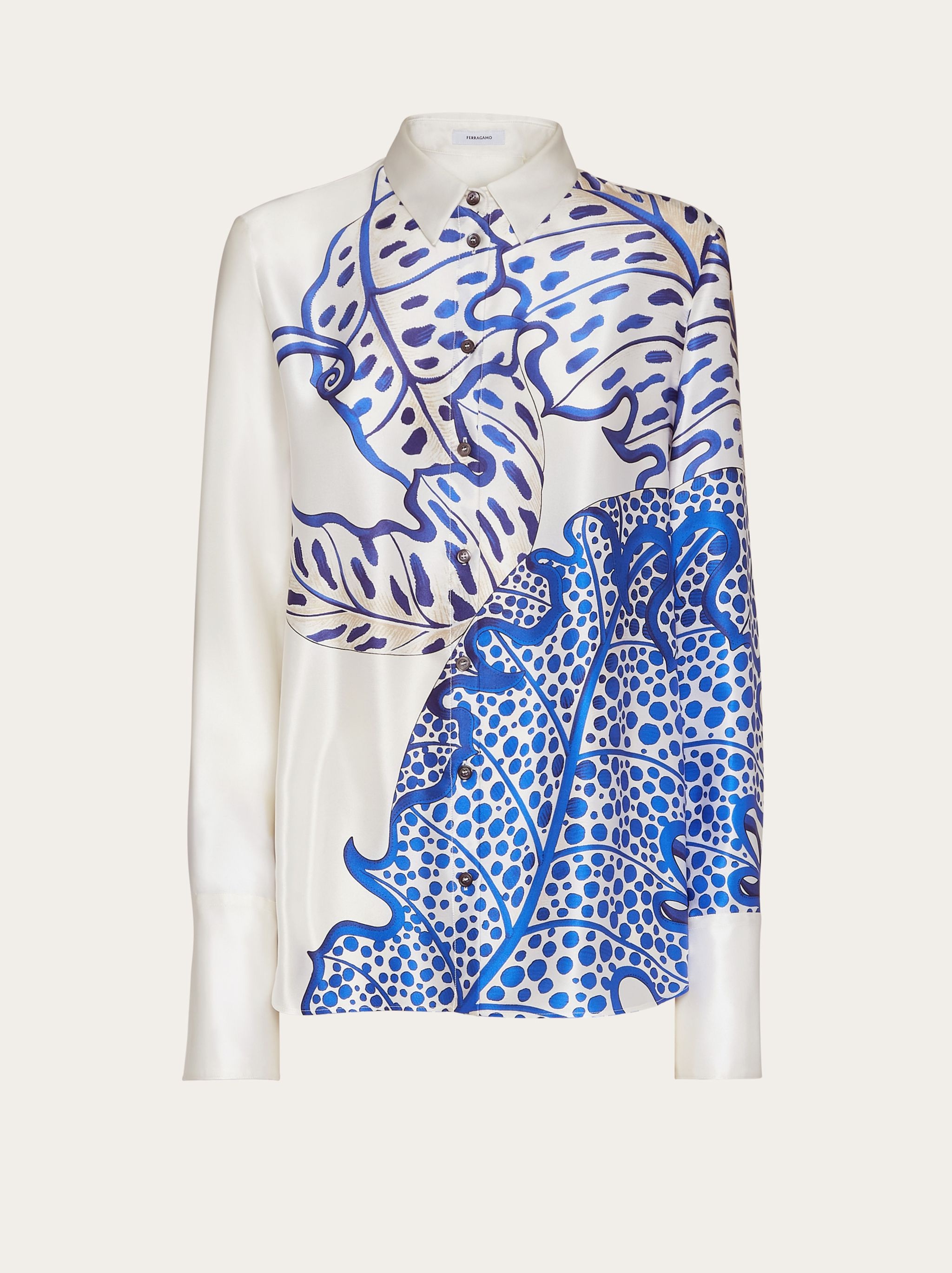 Long sleeved jungle print shirt - 1