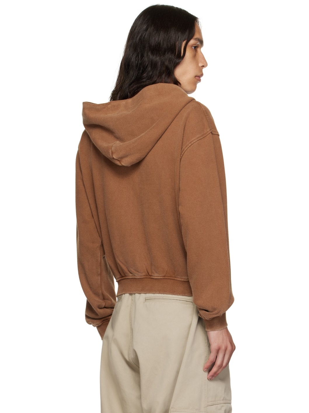 Brown Faded Hoodie - 3