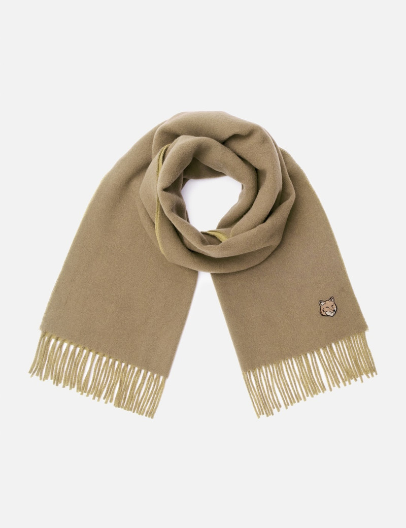 BOLD FOX HEAD DOUBLE FACE SCARF - 1