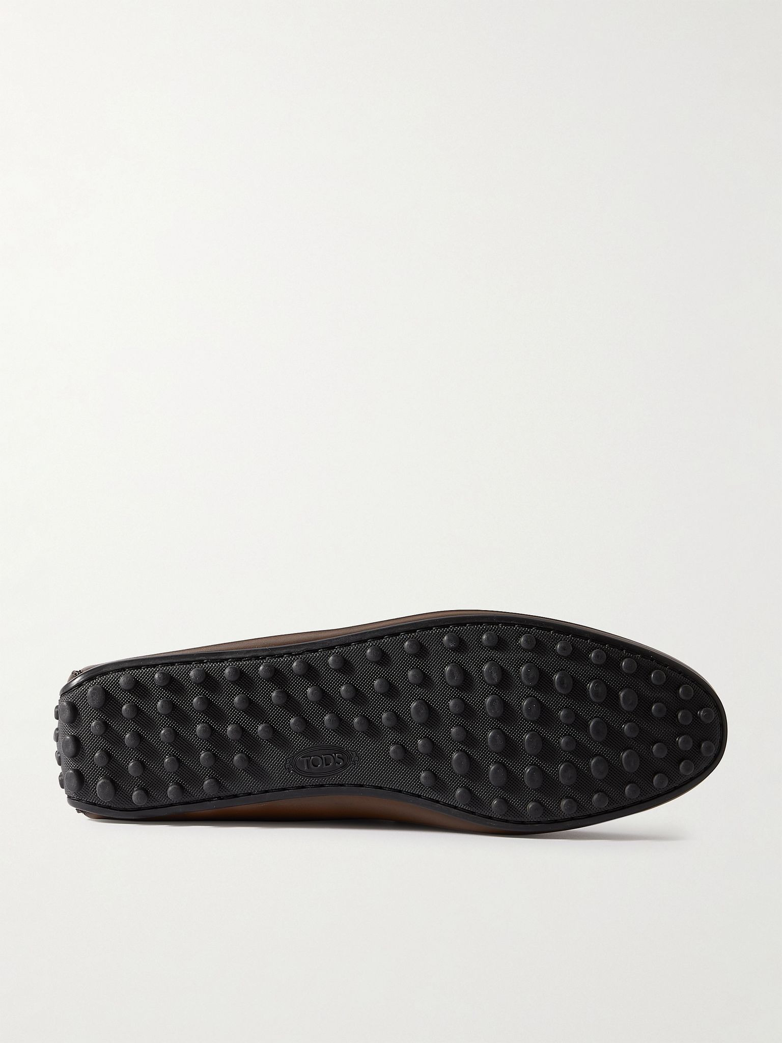 City Gommino Leather Penny Loafers Brown - 3