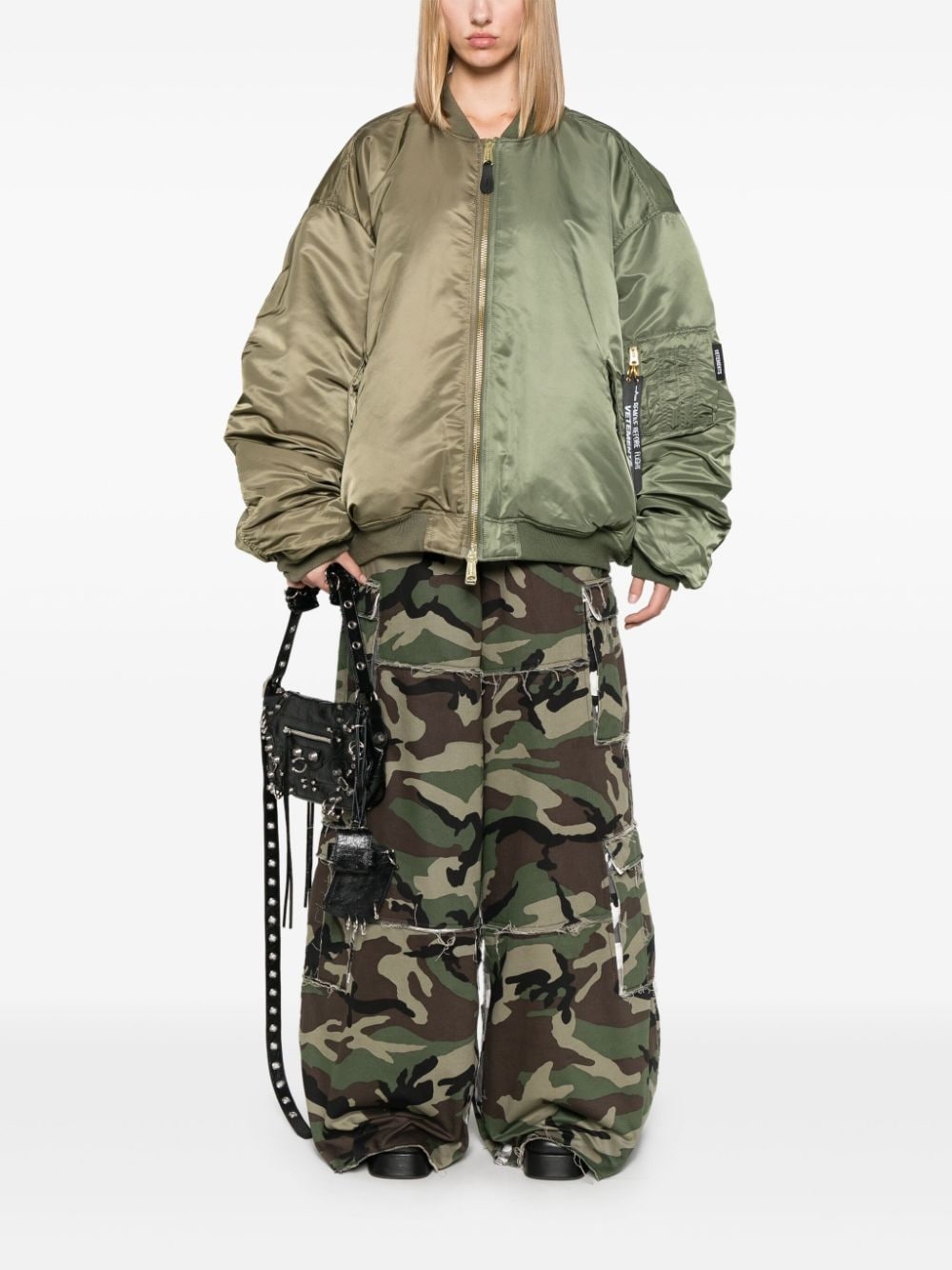 x Alpha Industries Double Zip bomber jacket - 2