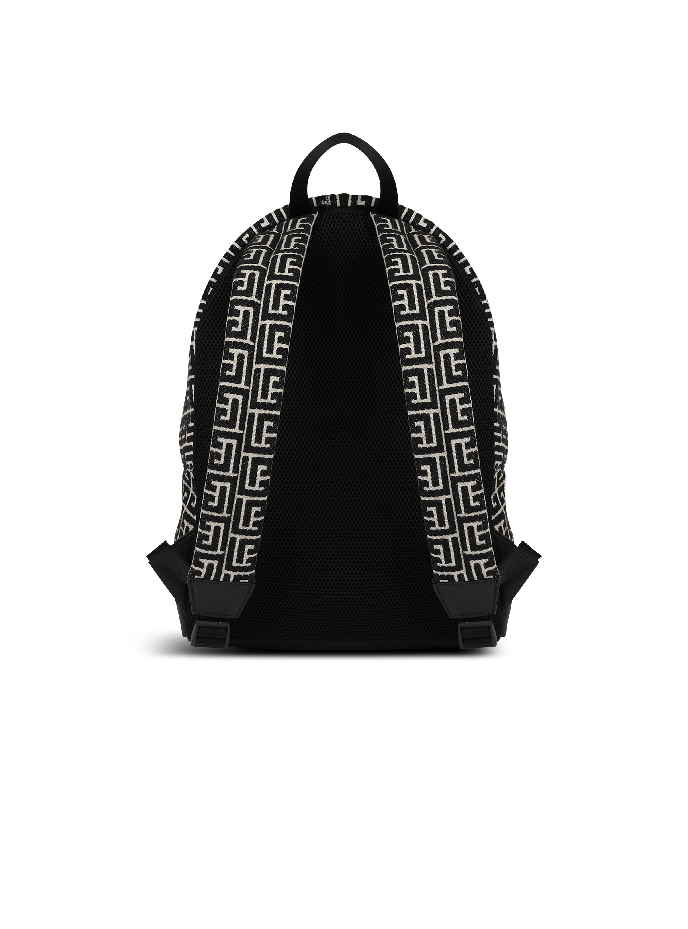 Backpack with jacquard monogram - 4