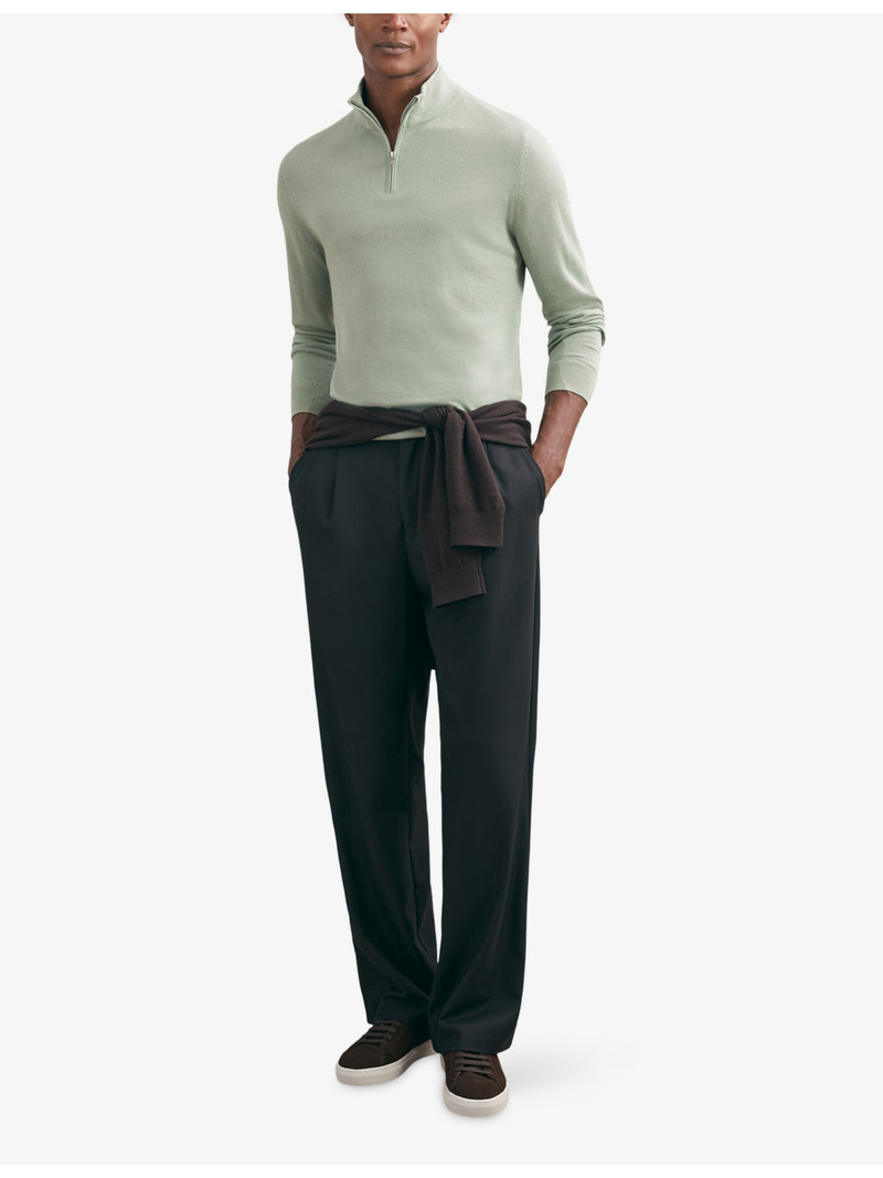 REISS Blackhall Half-Zip Wool Jumper outlook