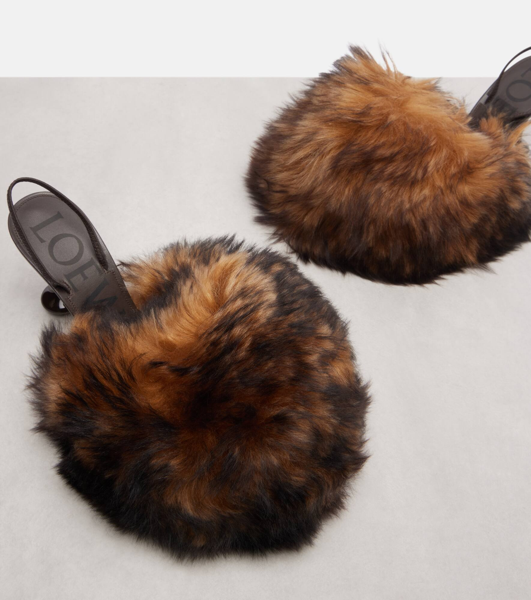 Toy 90 shearling slingback pumps - 5