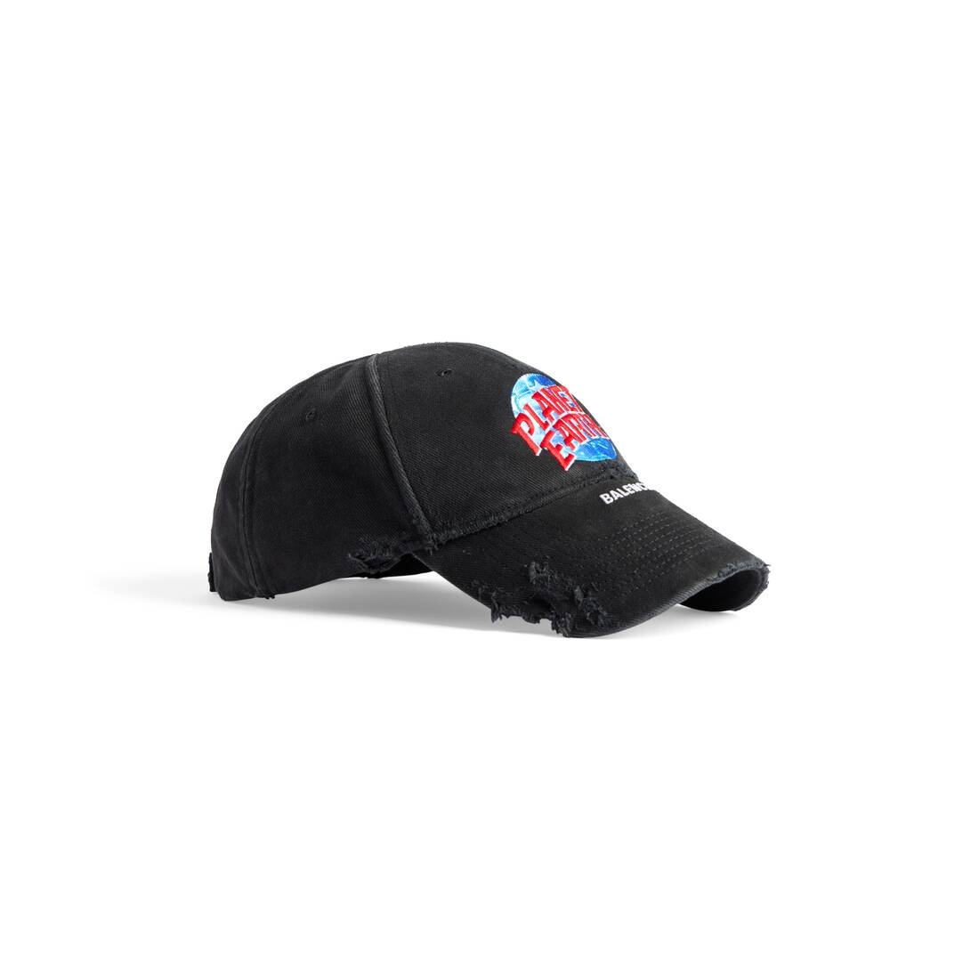 Men's Planet Earth Cap in Black - 2