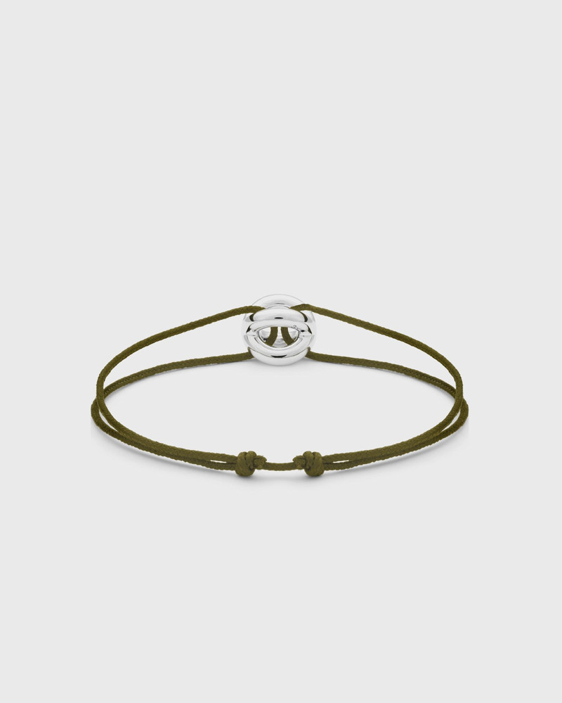 le gramme 3g-khaki-cord entrelacs-bracelet outlook